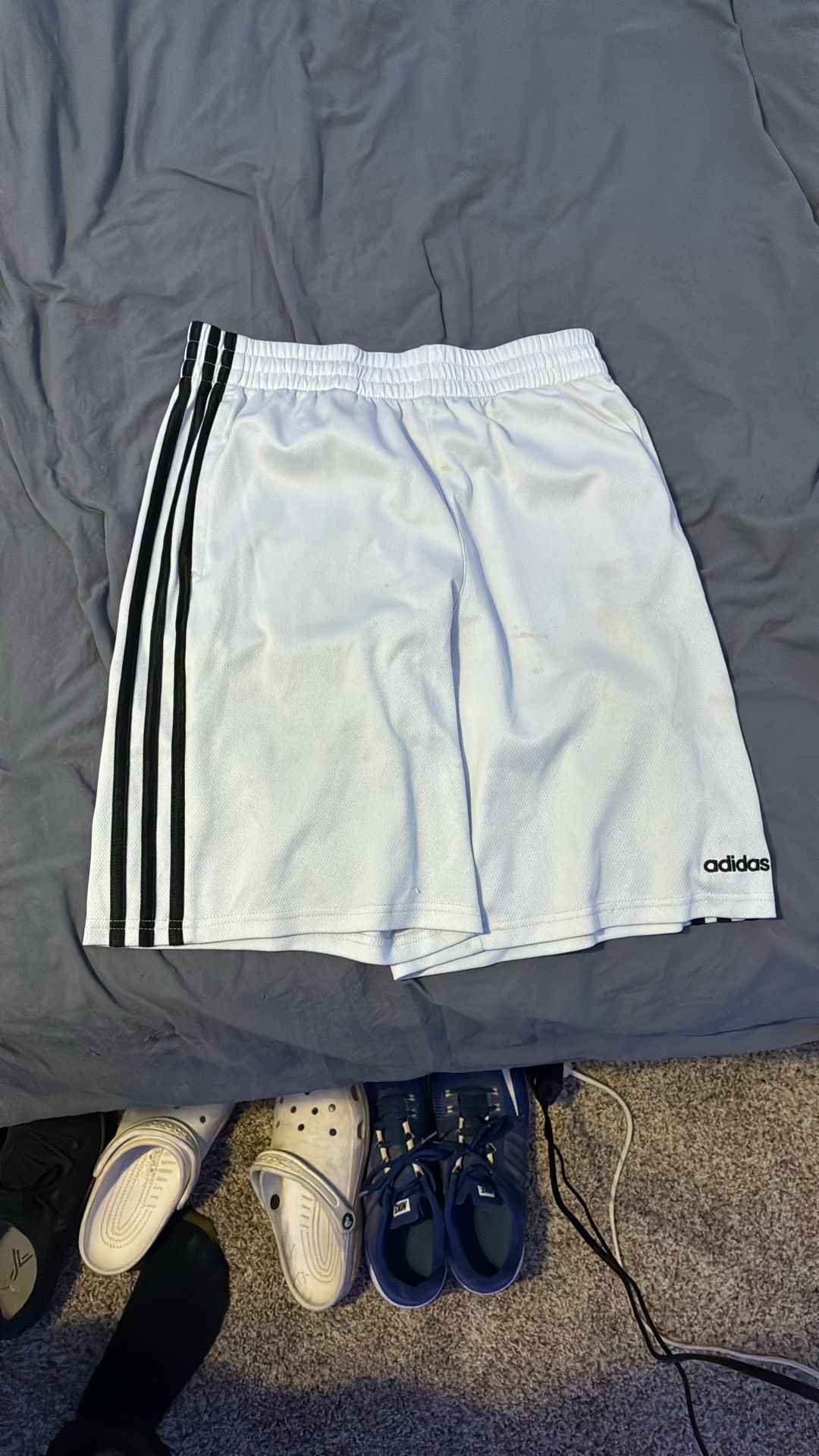 White Adidas Shorts