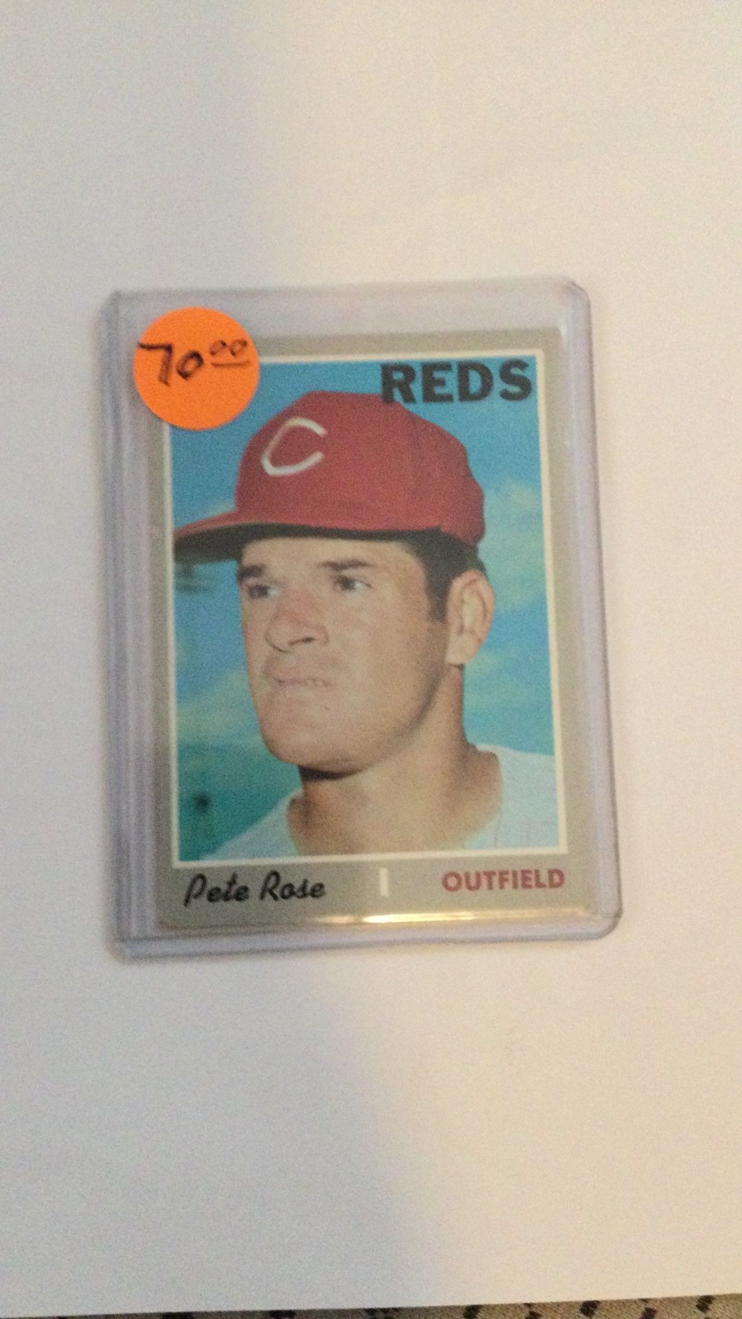 1970 Baseball Card Pete Rose #580
