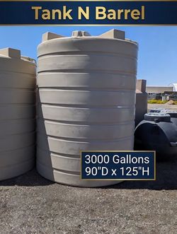 Enduraplas 3000 Gallon Premium Potable Water Tank