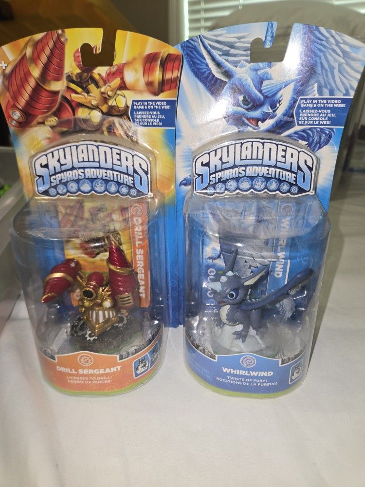 Skylanders Drill Sergeant and Whirlwind New