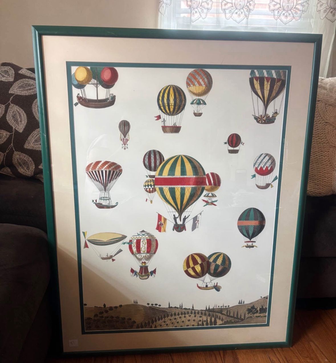Vintage Hot Air Balloon Picture