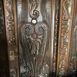 Hand Carved Mahogany Doors