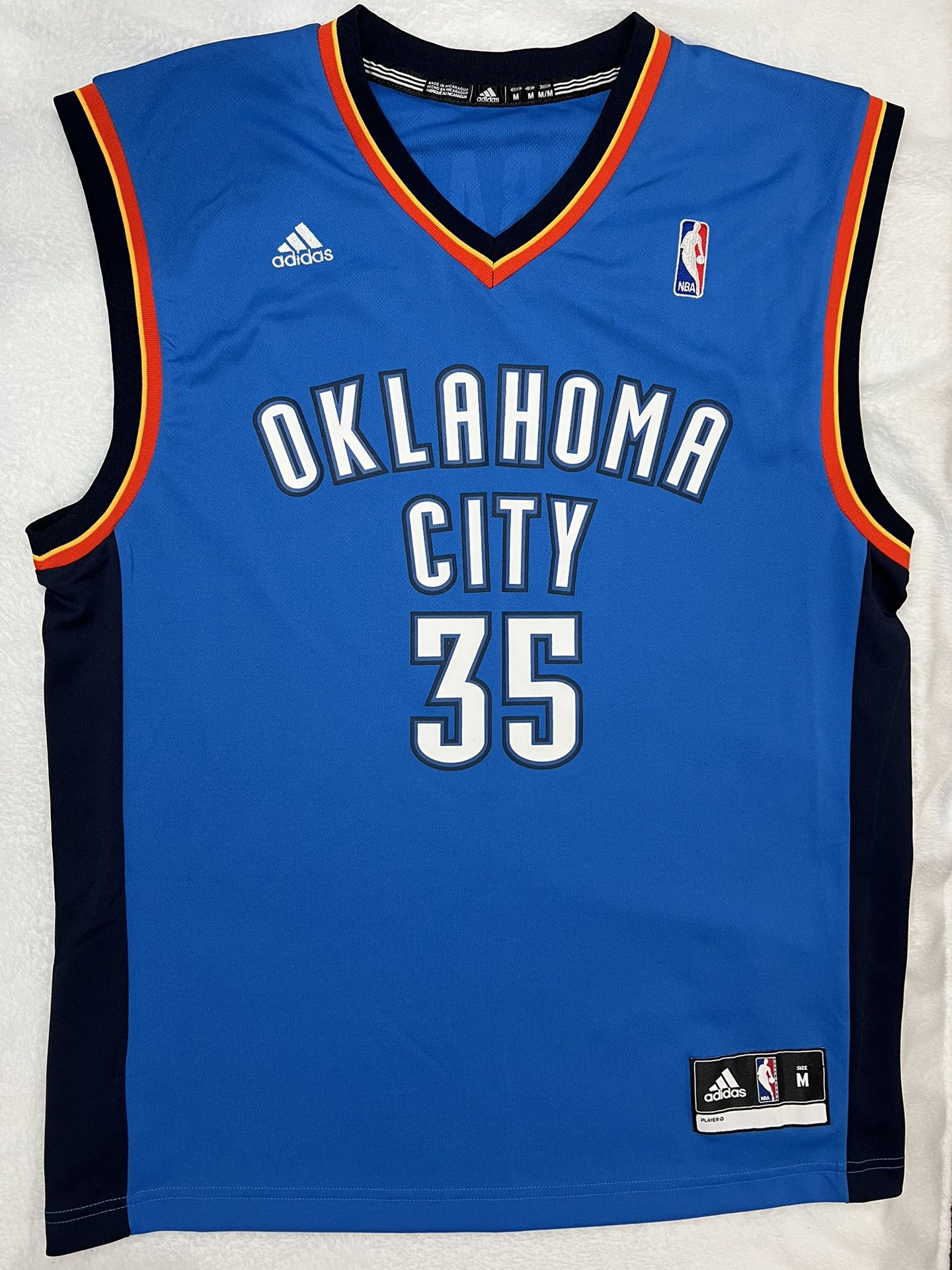 2013 Kevin Durant OKC Jersey Adidas Size M Oklahoma City #35 NBA Blue for  Sale in Monrovia, CA - OfferUp