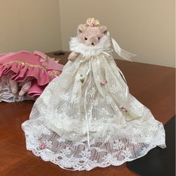 Wedding Bear Bride Doll