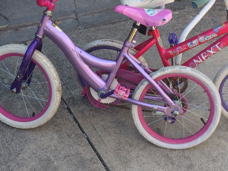 Two kids bikes