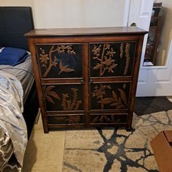 Antique Chinese Cabinet Solid Wood