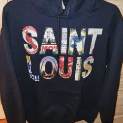 Small NAVY Saint Louis 314 Day Hoodie 
