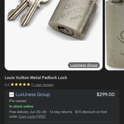 Louis Vuitton Lock