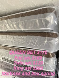 Full mattress and box spring same day deliver