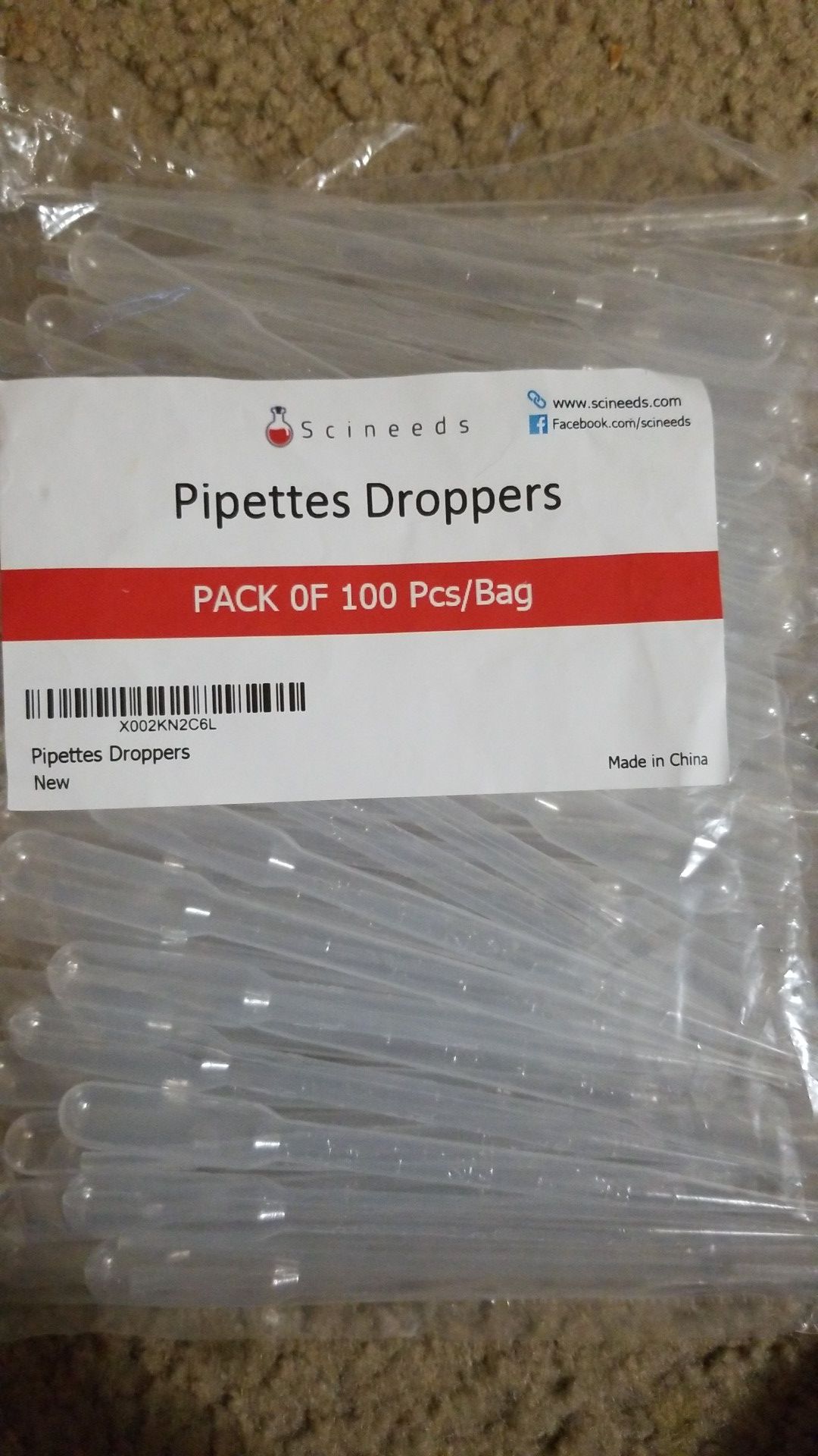 Pipettes Droppers New