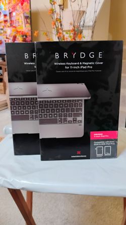 Brydge 11.0 Pro Wireless Keyboard & Magnetic Cover for 11" iPad Pro – NIB-Sealed