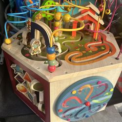 Toys Wooden Activities Cube
