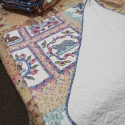 NEW TWIN QUILT FOR A CHILD'S ROOM