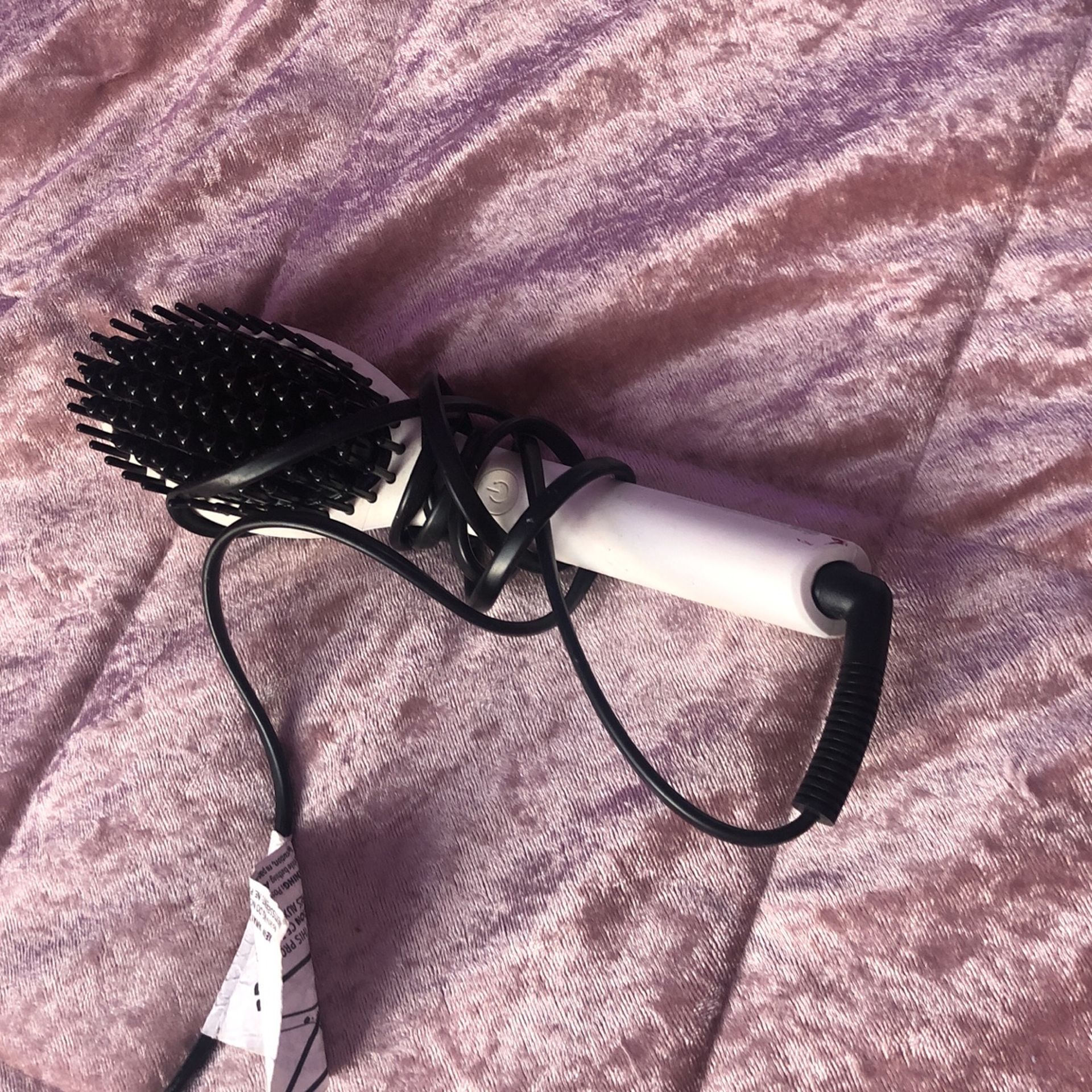 hair straightening brush!