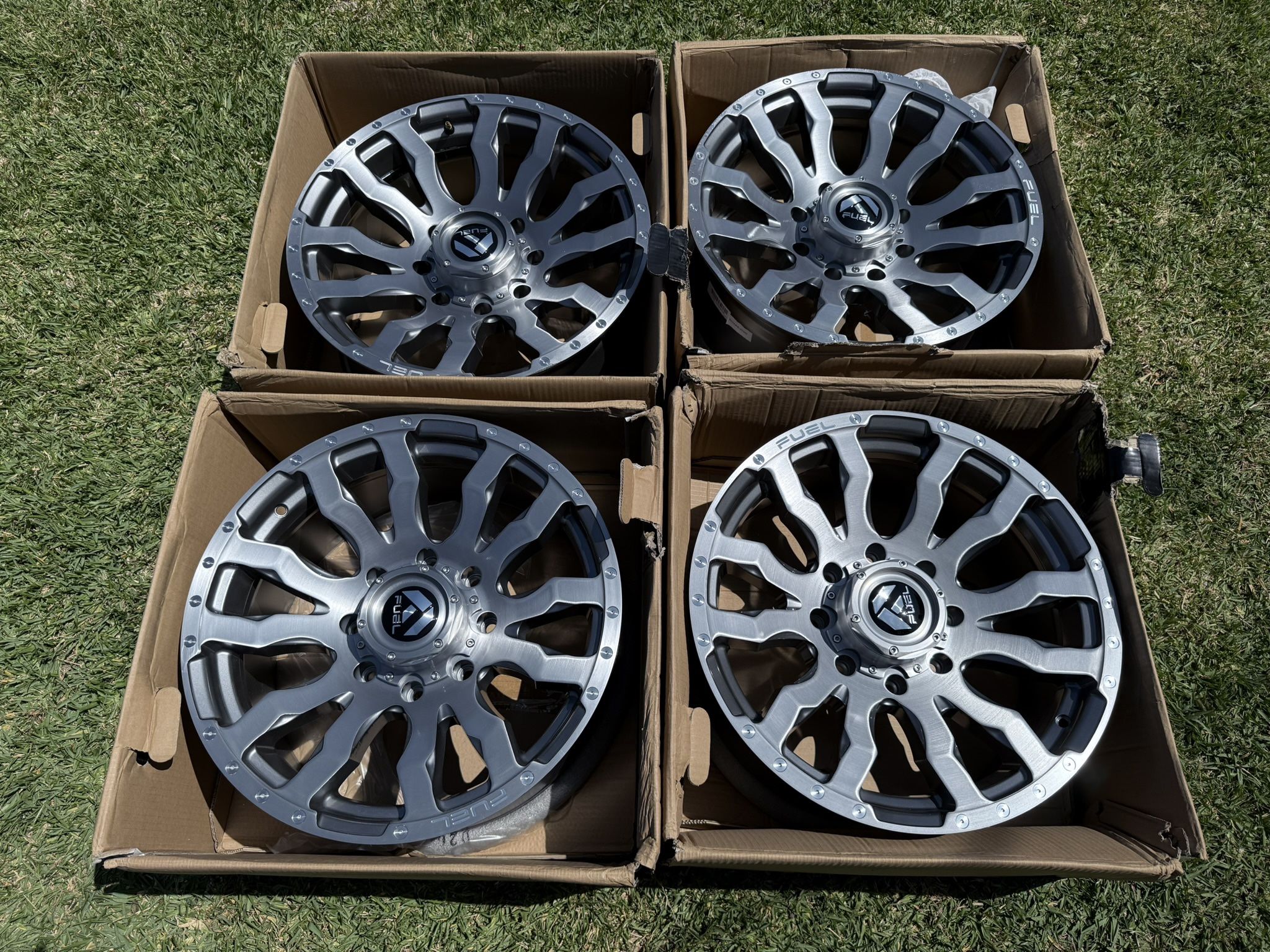 (4) 20” Fuel Blitz Wheels - $1300