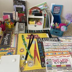 Play TEACHER KIT Summer Creative Imagination Kit Classroom Homeschool 