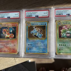 CD promo Charizard Blastoise Venusaur Sequential PSA