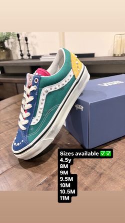 Sizes 4.5y, 8M, 9M, 9.5M, 10M, 10.5M, & 11M Vans LX Old Skool 36 Pearlized Pack Yacht Club