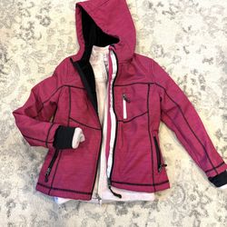 Snozu Girls Jacket Coat + Fleece Layering Jacket