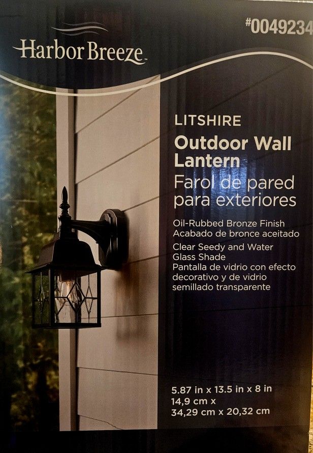 New Outdoor Wall Lantern Light Lamp
