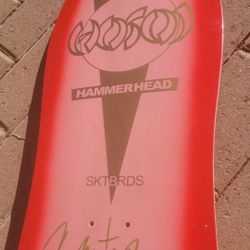 3 Rare Christian Hosoi Hammerhead Skateboards 80s RVCA Autographed Skateboard