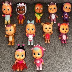 11 Cry Babies Magic Tears collectable dolls