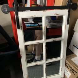 Antique Window On Roller