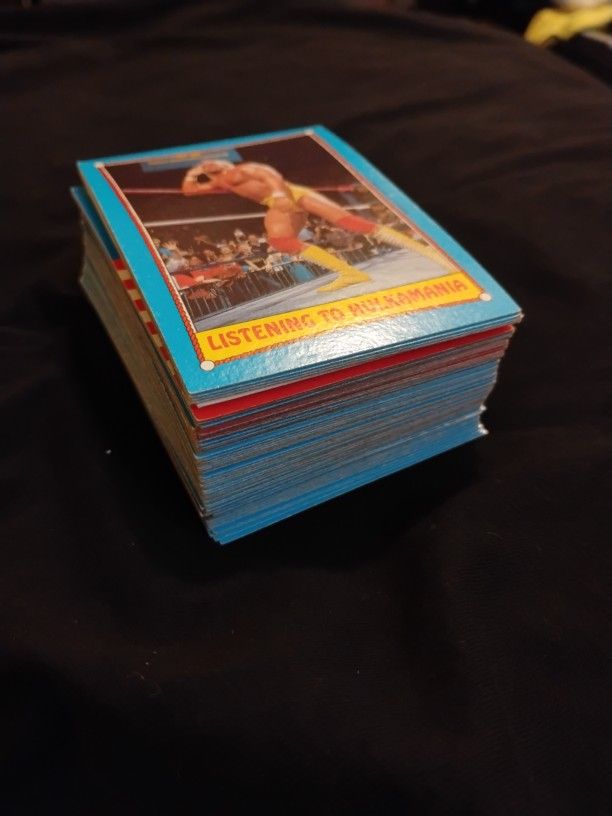 Topps Wrestle Mania 3 Cards
