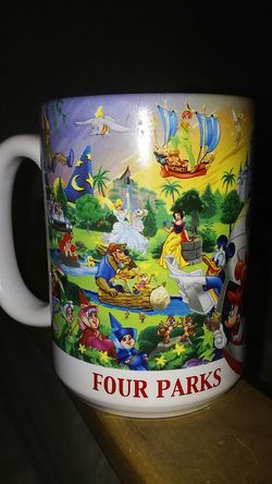 Disney's Four Parks One World Coffee Mug