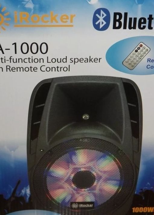 Britelite iRocker PA-1000 12 Inch Bluetooth Wireless PA Speaker System
