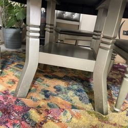 Glass 5 Set Dinning Table 