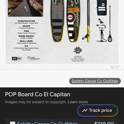 New El Capitan Pop Board