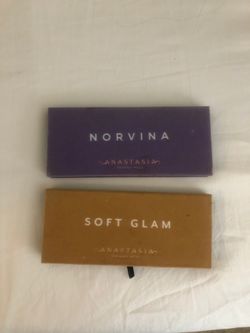 Anastasia Beverly Hills Soft Glam eyeshadow palette and Norvina