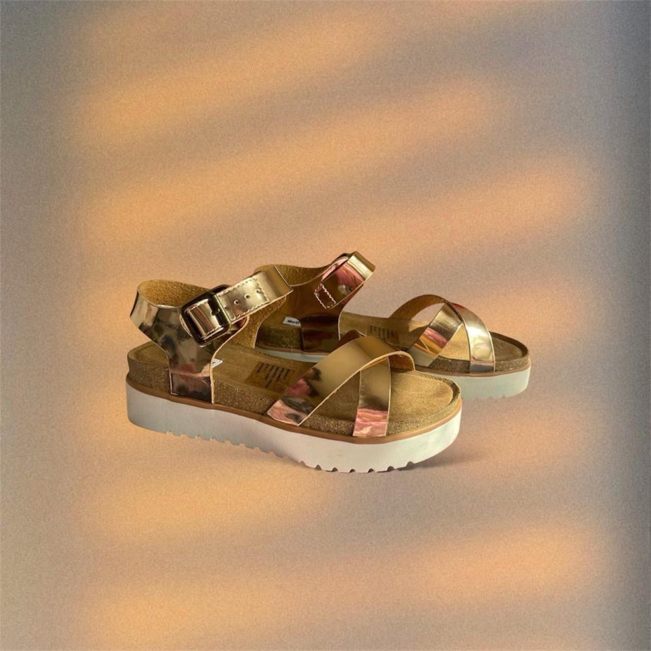 Gold Platform Sandals