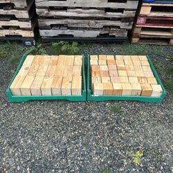 New Clean Dry Wooden Block For DIY Project Or Fire$1each