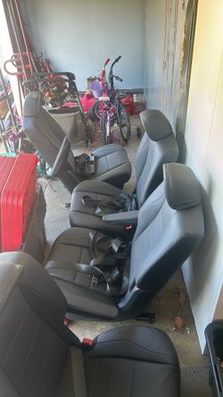 Four Mercedes seats (car part)