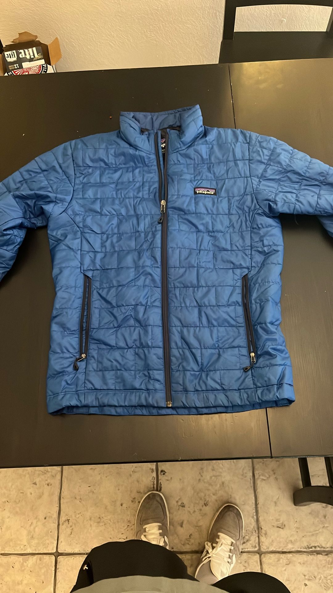 Patagonia Blue Puffer Jacket