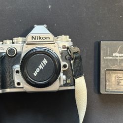 Nikon Df 16.2 MP CMOS FX-Format Digital SLR Camera Body (Silver)