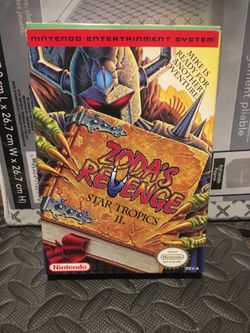 Zoda’s revenge  star tropics  2  in box Nintendo
