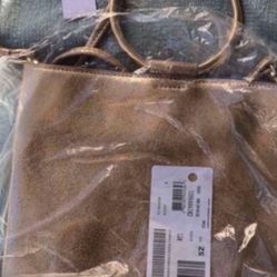 $125 Paid $165 Le Pouch Leather Ring Handle Crossbody Bag THACKER Price $148.00+ Tax