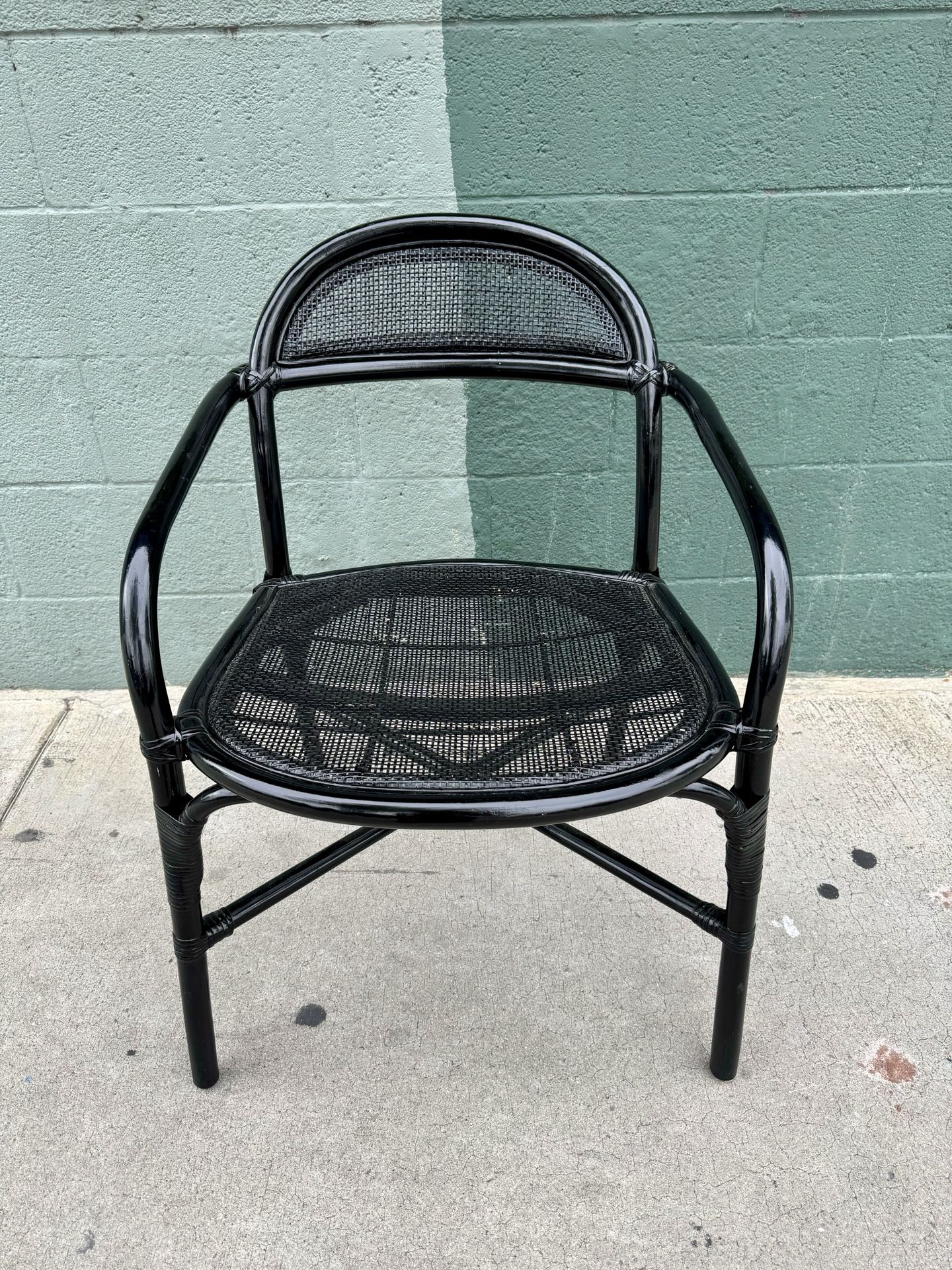 Rattan chairs (Cb2 Furniture)