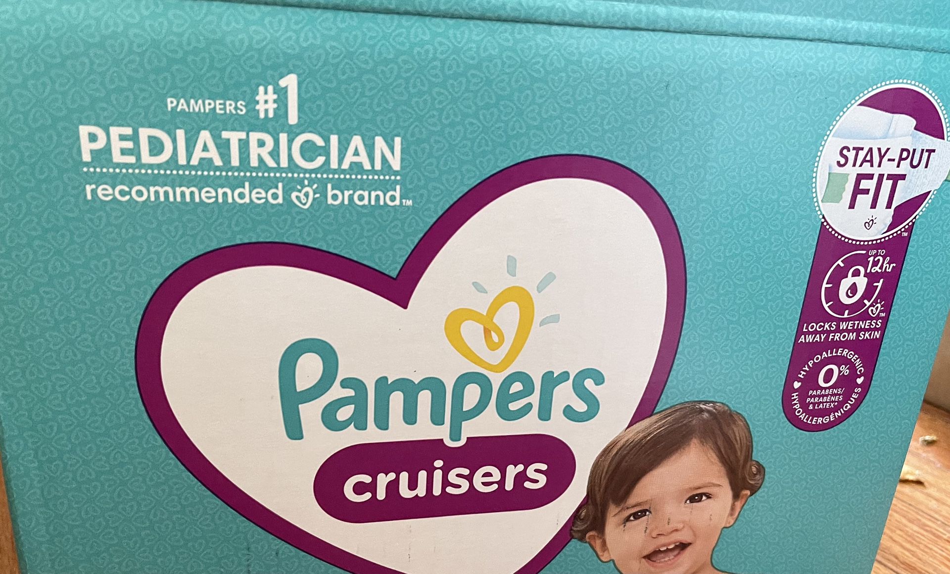 Pampers cruisers size 7 ,41couches 
