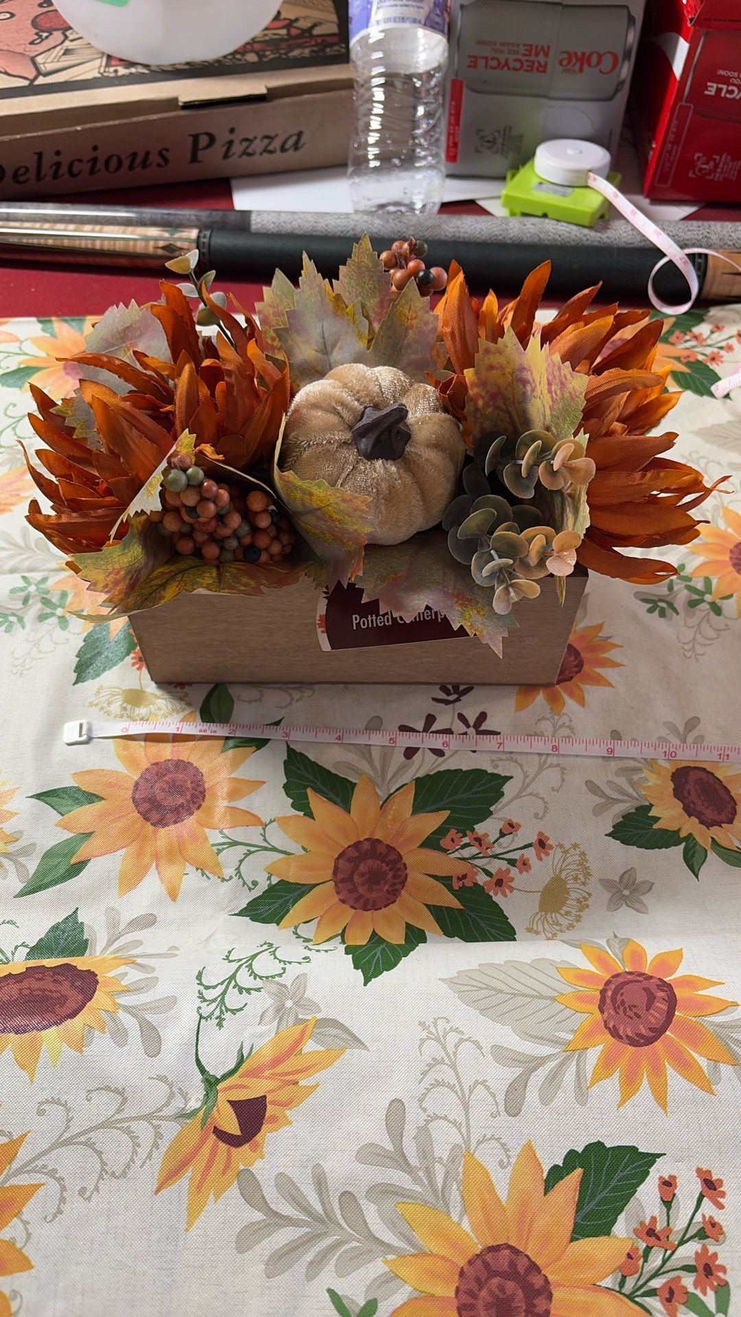 Potted Centerpieces Fall