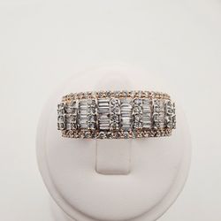 14k rose gold 2.4ctw VS diamond ring