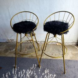 Gold Bar Stools