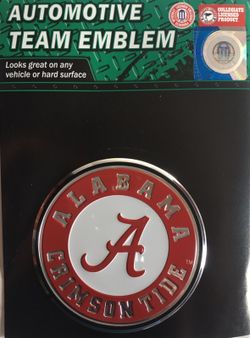 Alabama Crimson Tide Color Emblem