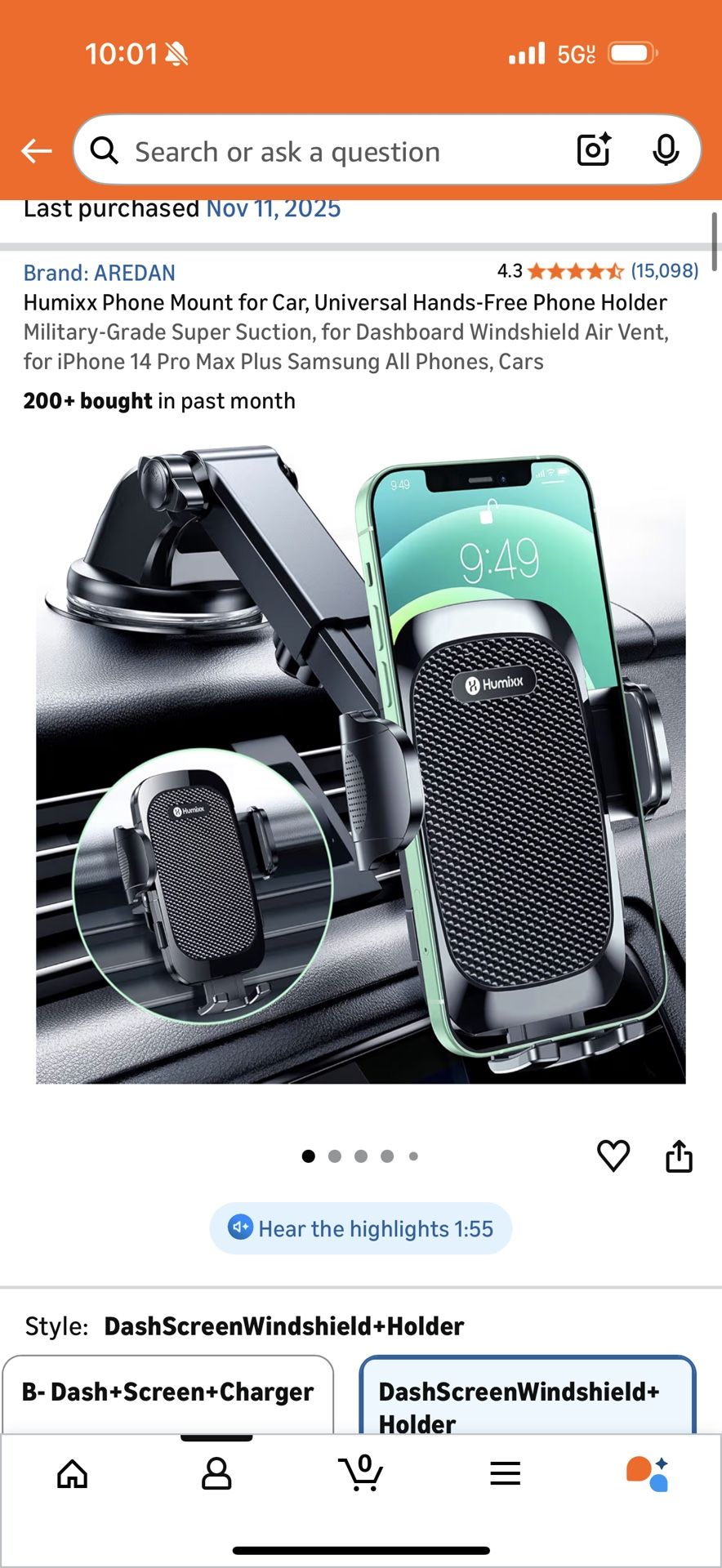 Phone Mount For Car