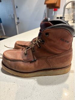 Red Wing Traction Tred Waterproof Leather Work Boots - Men's Size 9.5
