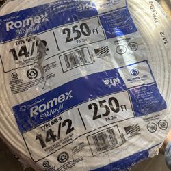 New Romex wire 14/2 250ft