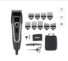 ConairMAN Barbershop Series Professional No-Slip Grip Haircut Kit, 20 Piece NEW $12